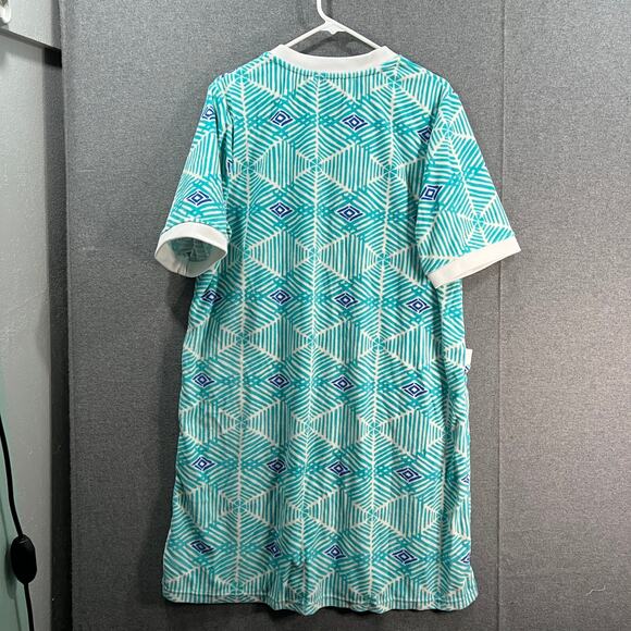 Stan Herman Whisper Tenry Mosaic Ripples Zip Lounger Bermuda Sea Size Large - Picture 2 of 7